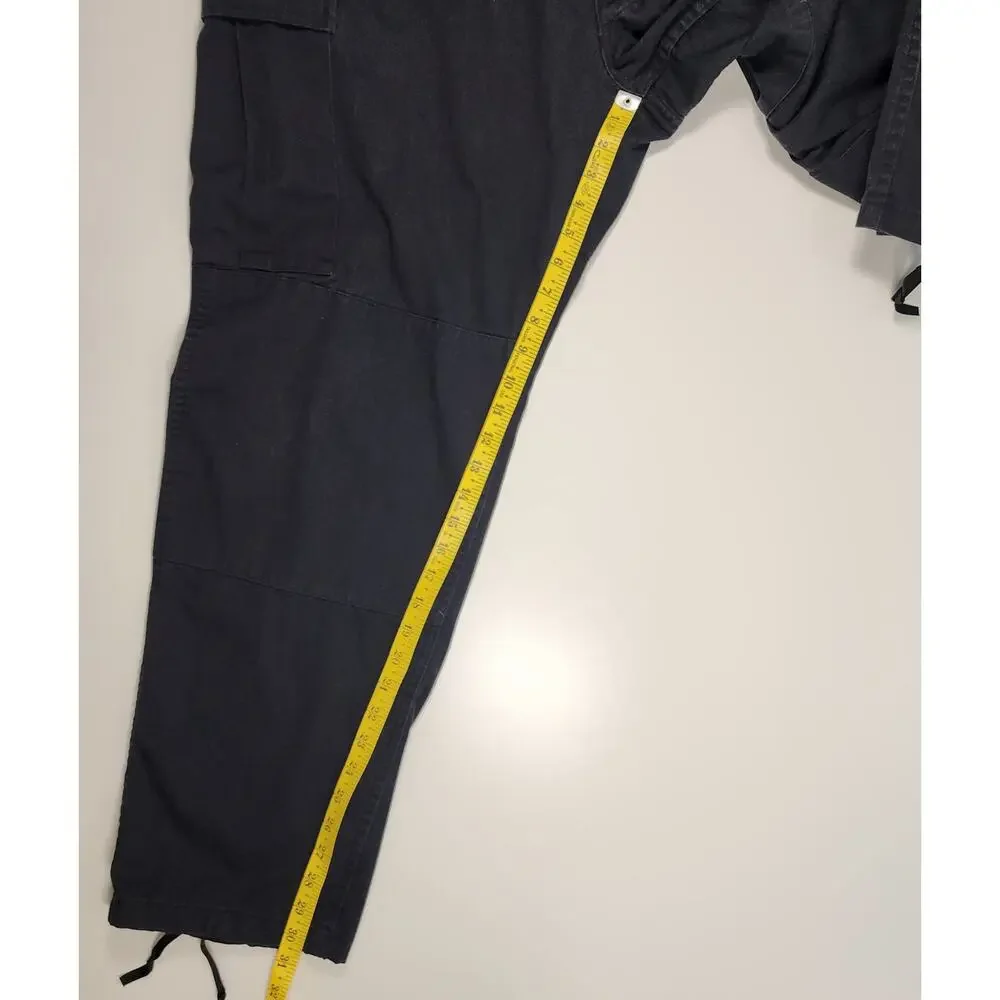 VTG Propper Combat Cargo Pants XL Regular‎ Black Military Tactical Cotton Poly
